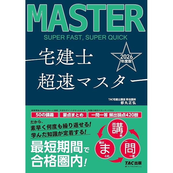宅建士超速マスター 2024年度 [宅地建物取引士 最短期間で合格圏内